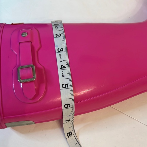 HUNTER  PINK TALL RAIN BOOTS SZ US 5 / 6 AN EU 35 / 36 - Picture 5 of 16
